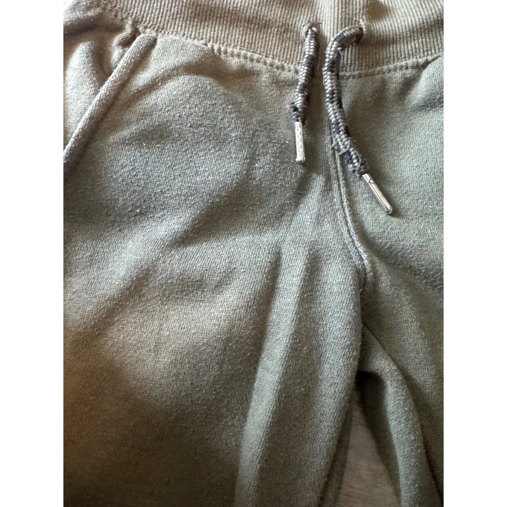 True Indigo Kids Olive Green Fleece Jogger Pants Size 6 Drawstring Sweatpants